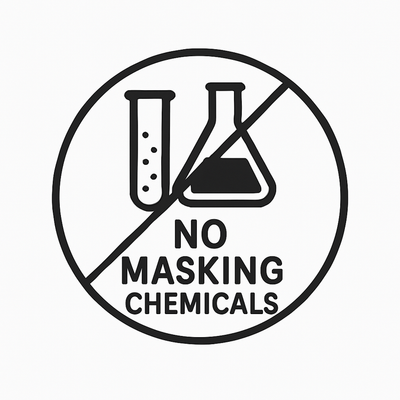 No Masking Chemicals