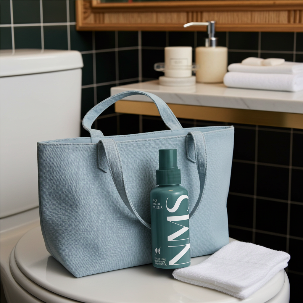 Strong Bathroom Odour Eliminator You - Fits in Your Purse - 50mL From No More Smells